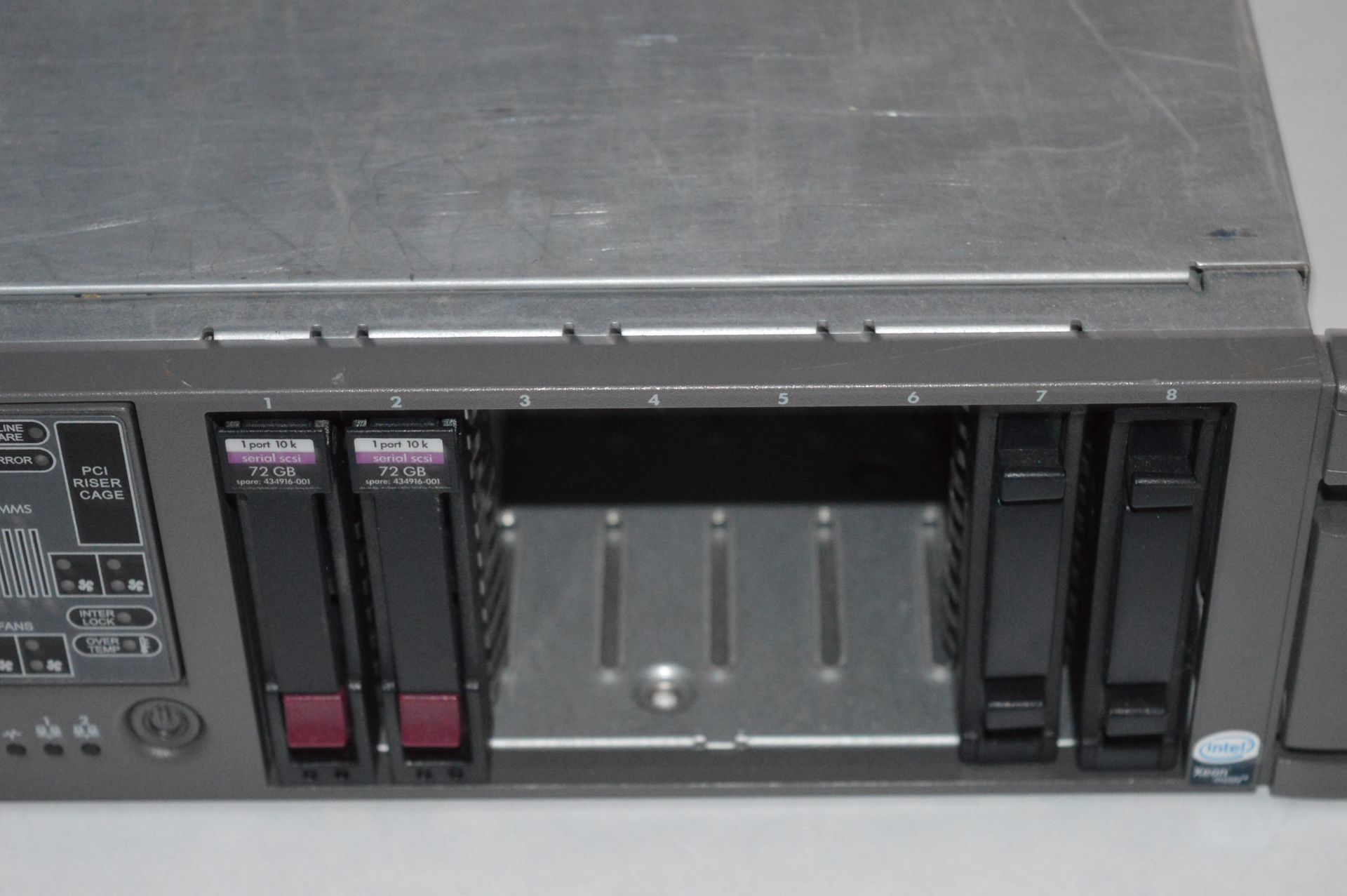 1 x HP Proliant DL380 G5 2U Rackmount File Server - Features 2 x 2.33ghz Dual Core Processors, - Image 2 of 3