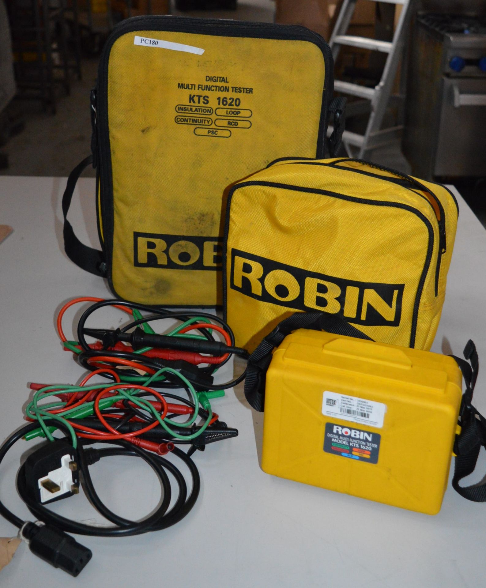 1 x Robin 5 in 1 Multi Function Tester - Model KTS 1620 - Includes Case and Cables - For The Testing - Image 2 of 8