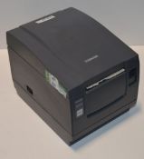 1 x Toshiba TRST-56-S-1G-QM-R Thermal Receipt Serial Printer & PSU - CL150 - Ref PC028 - Location: