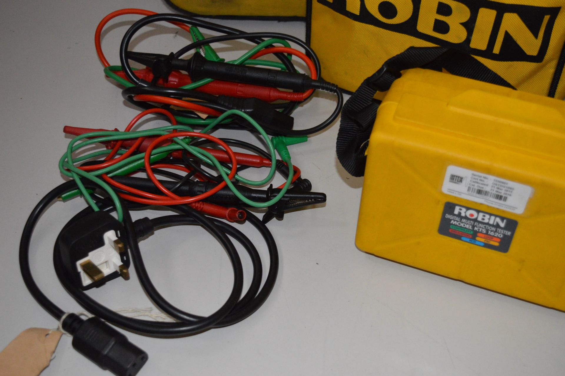 1 x Robin 5 in 1 Multi Function Tester - Model KTS 1620 - Includes Case and Cables - For The Testing - Image 3 of 8
