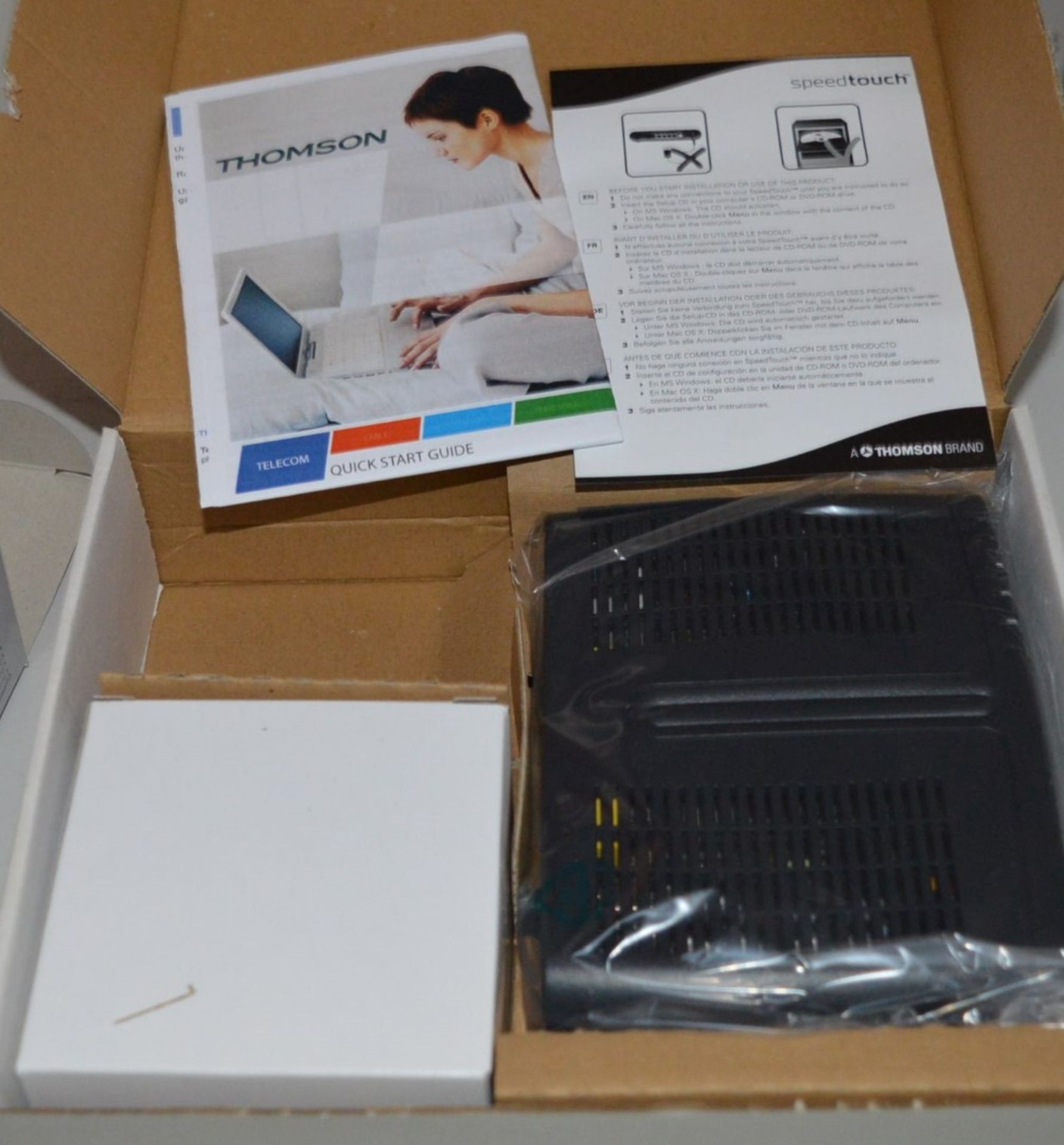 1 x Thompson Speedtouch 546i v6 Multi User ADSL2+ Gateway Router - New Boxed Stock - CL300 - - Image 2 of 2