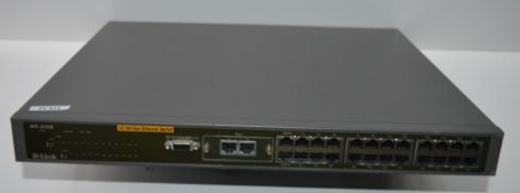 1 x D-Link DES 3225G 24 ports Fast Ethernet 100Base-TX Managed Switch - CL159 - Ref PC031 -