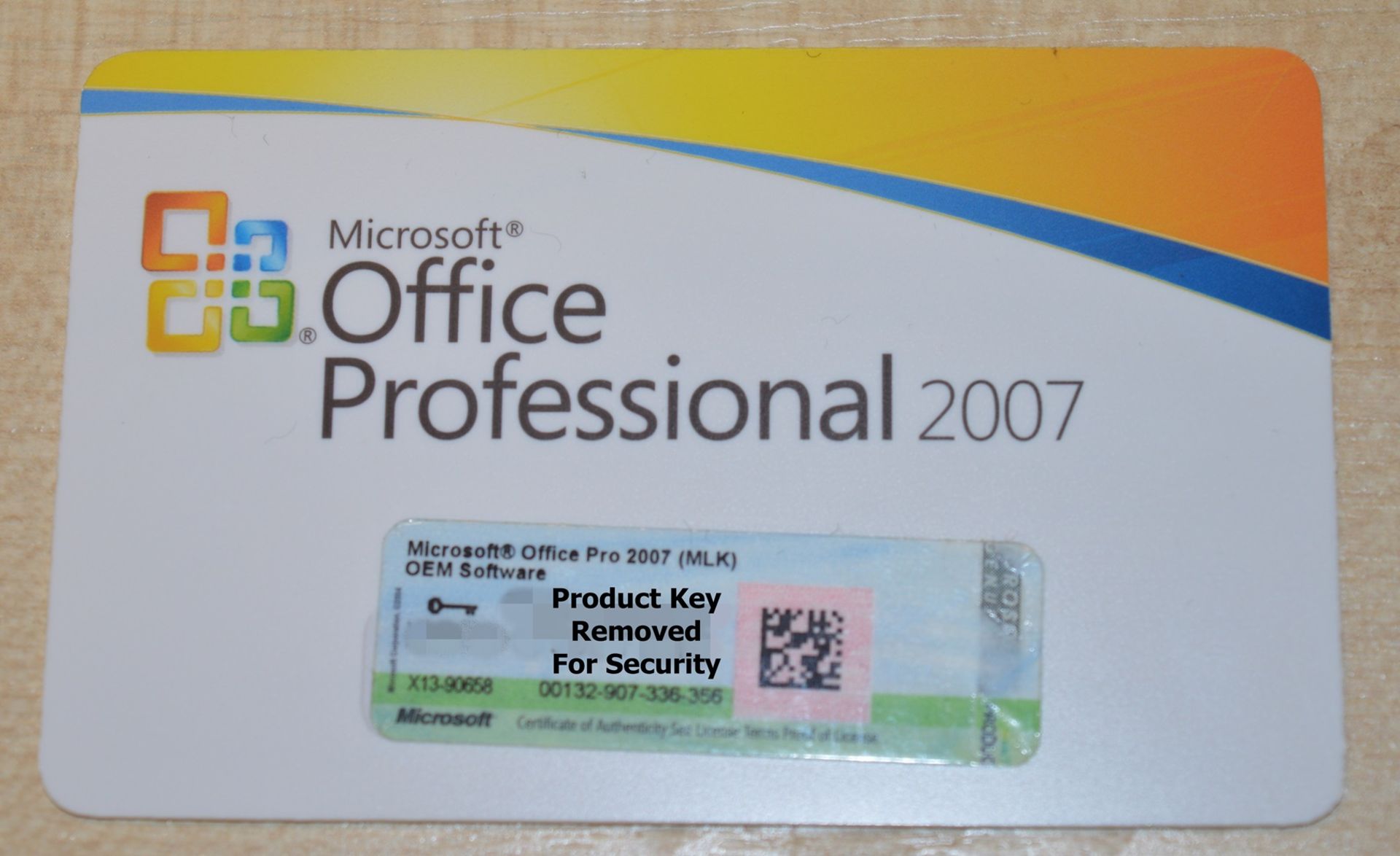 1 x Microsft Office 2007 Professional COA - Features Word, Excel, Powerpoint, Outlook Publisher - Image 4 of 4