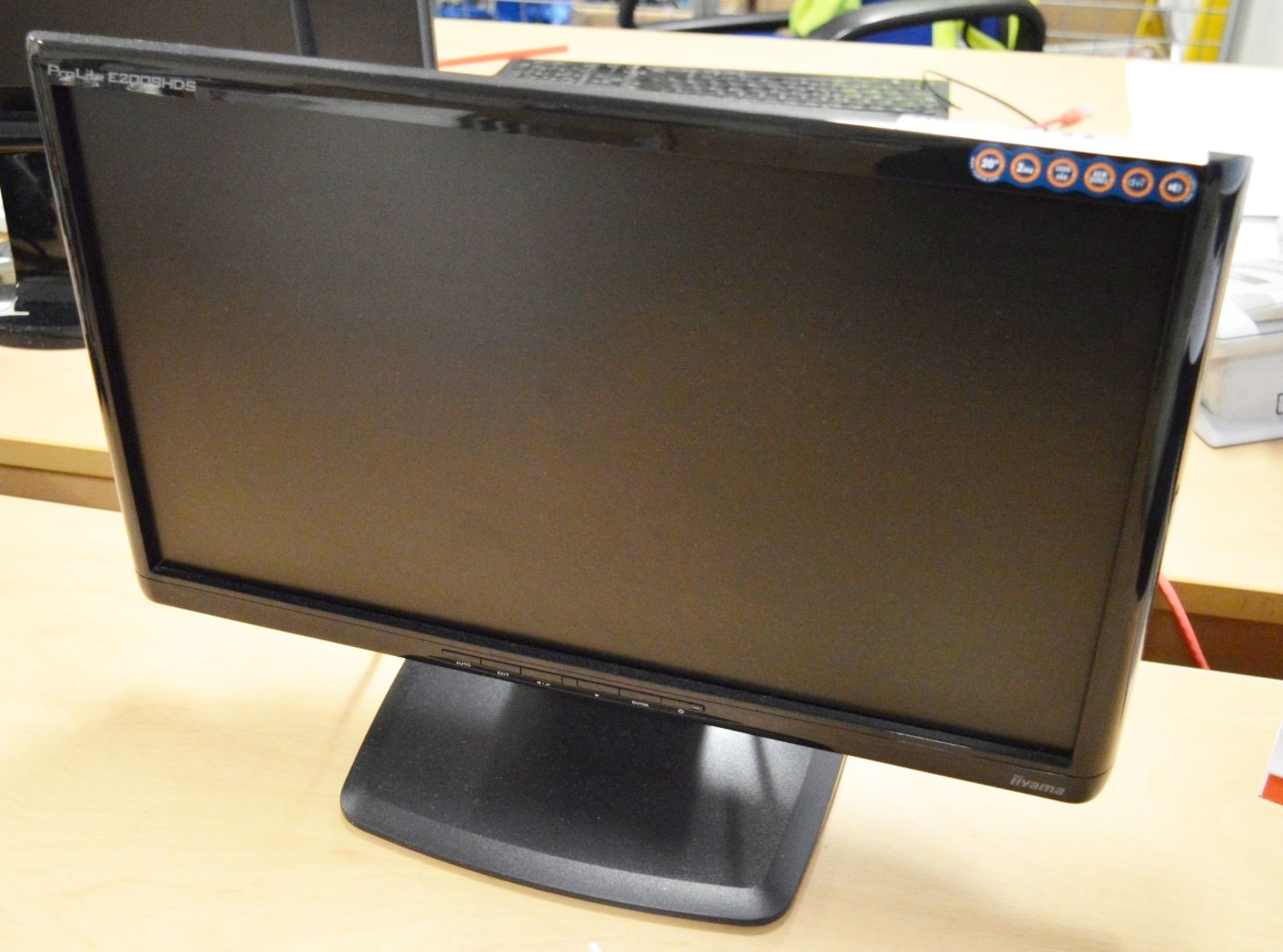 1 x Liyama ProLite 20 Inch LCD Flatscreen Monitor - Model E2008HDS - 1600x900 Resolution - 2ms