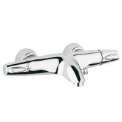 1 x Grohe "Chiara" Thermostatic Wall Mounted Bath Shower Mixer Tap - Model: 34070000 - Chrome Finish