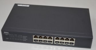 1 x Dell PowerConnect 2216 16-Port Fast Ethernet Switch - CL159 - Rec PC116 - Location: Altrincham