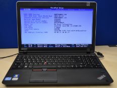 1 x Lenovo Thinkpad Edge Laptop Computer - Model 1143K9G - 15.6 Inch LED Screen - Features Intel