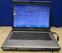 1 x Toshiba L300-2E5 Laptop Computer - 15.4 Inch Screen Size - Features Intel Core 2 Duo T5870