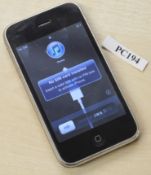 1 x Apple Iphone 3G 8GB Mobile Phone Handset - CL300 - Ref PC194 - Location: Altrincham WA14 -