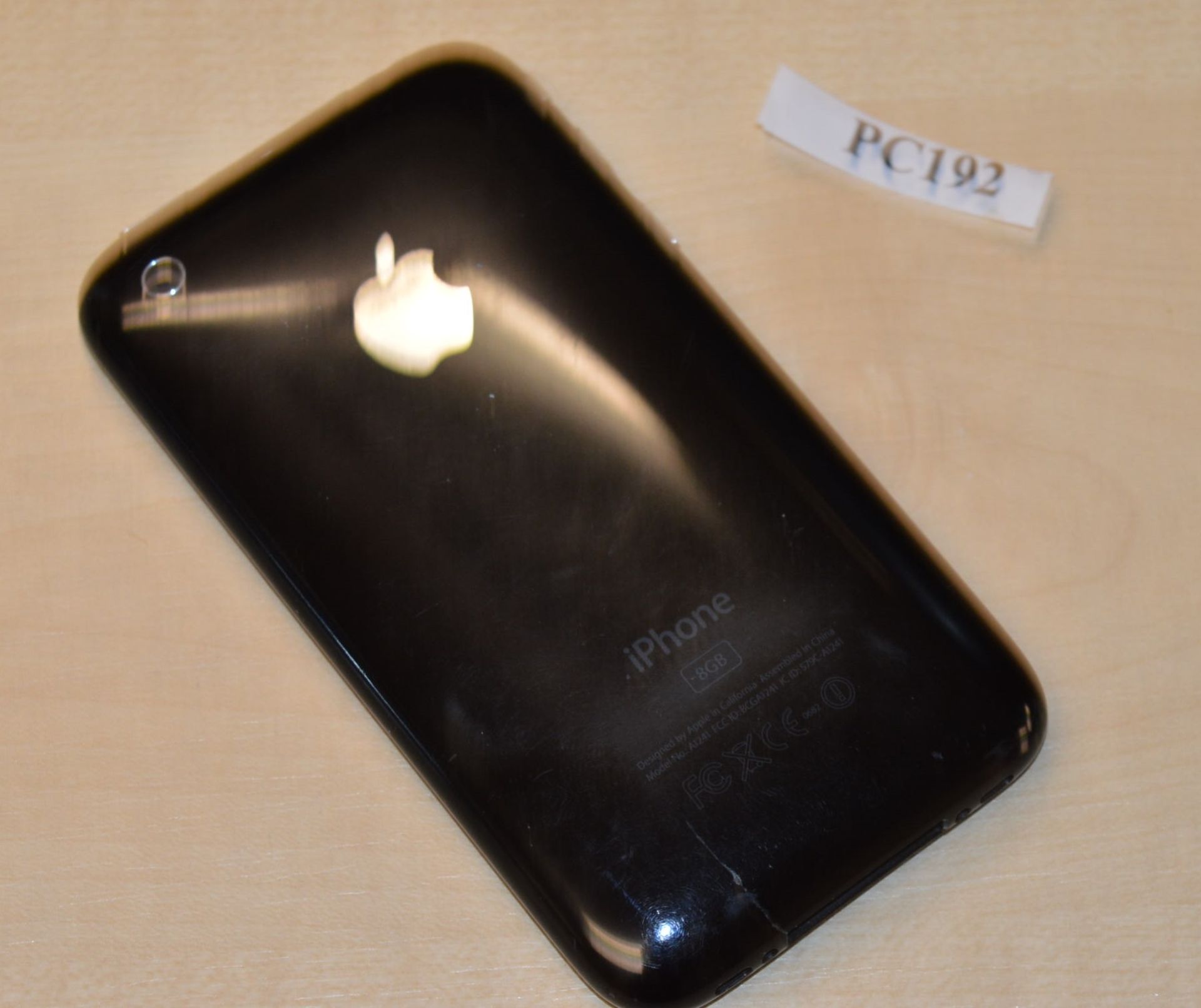 1 x Apple Iphone 3G 8GB Mobile Phone Handset - CL300 - Ref PC192 - Location: Altrincham WA14 - - Image 2 of 2