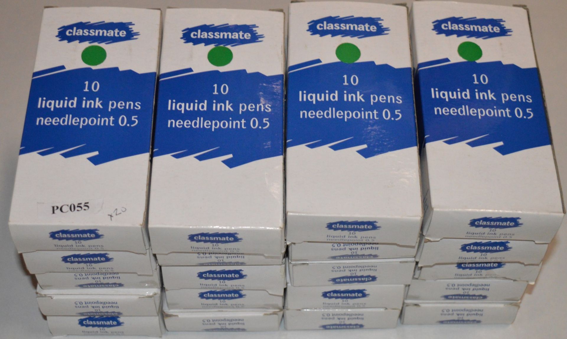 200 x Classmate Liquid Ink Pens - Needlepoint 0.5 - Includes 20 x Packs of 10 x Pens - New and - Image 2 of 3