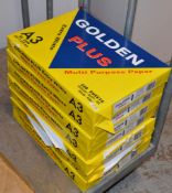 7 x Packs of Golden Plus Extra White A3 Multi Purpose Paper - 500 Sheets in Each Pack - 80gsm