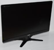 1 x Acer 21.5 Inch LED Monitor - Model G226HQL - From Working Environment - Without Cables - CL159 -