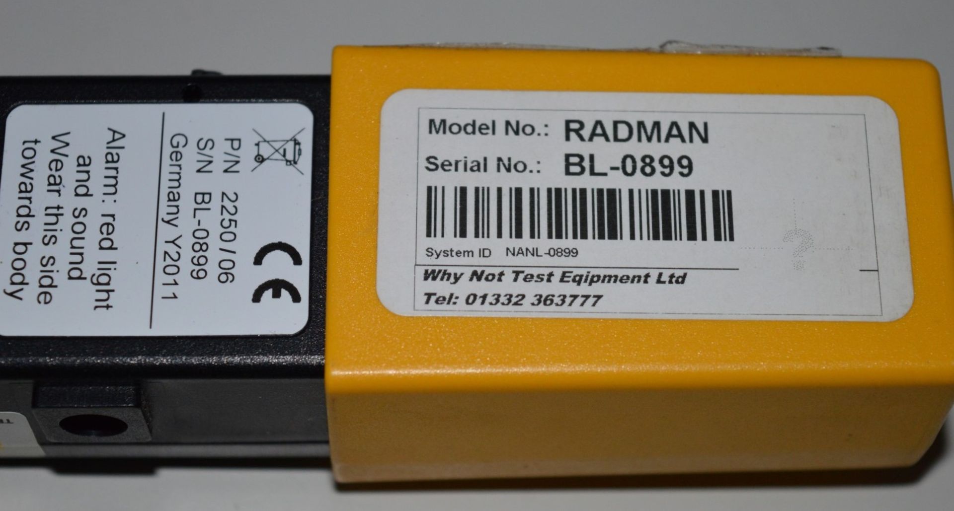 1 x Radman XT By Narda Personal RF Radiation Monitor - Part Number 2250/06 - Includes Case, - Image 6 of 6