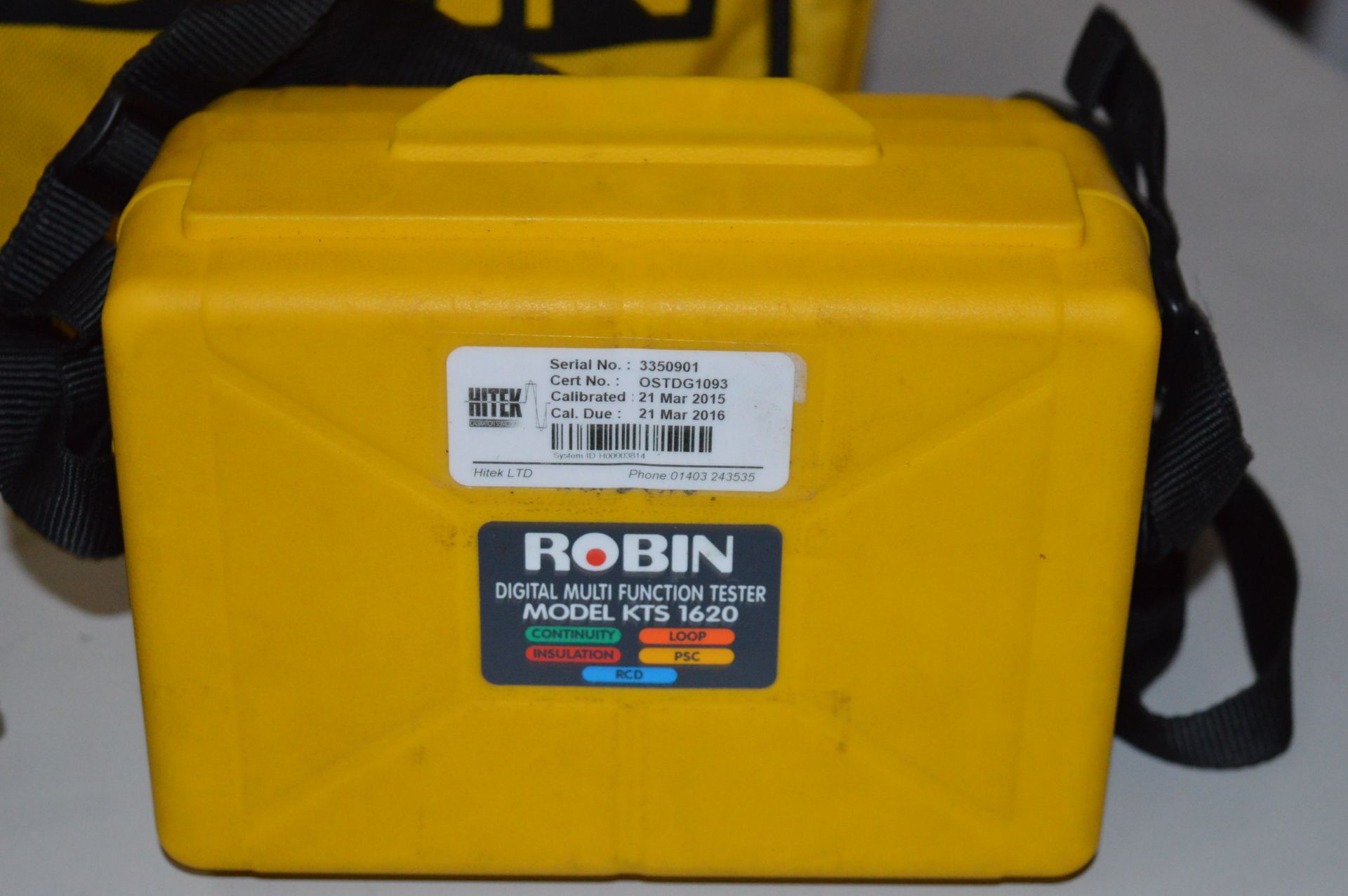1 x Robin 5 in 1 Multi Function Tester - Model KTS 1620 - Includes Case and Cables - For The Testing - Image 5 of 8