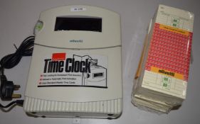 1 x Olivetti TC100 Time Master Employee Time Clock In Machine - Includes Clocking In Cards -