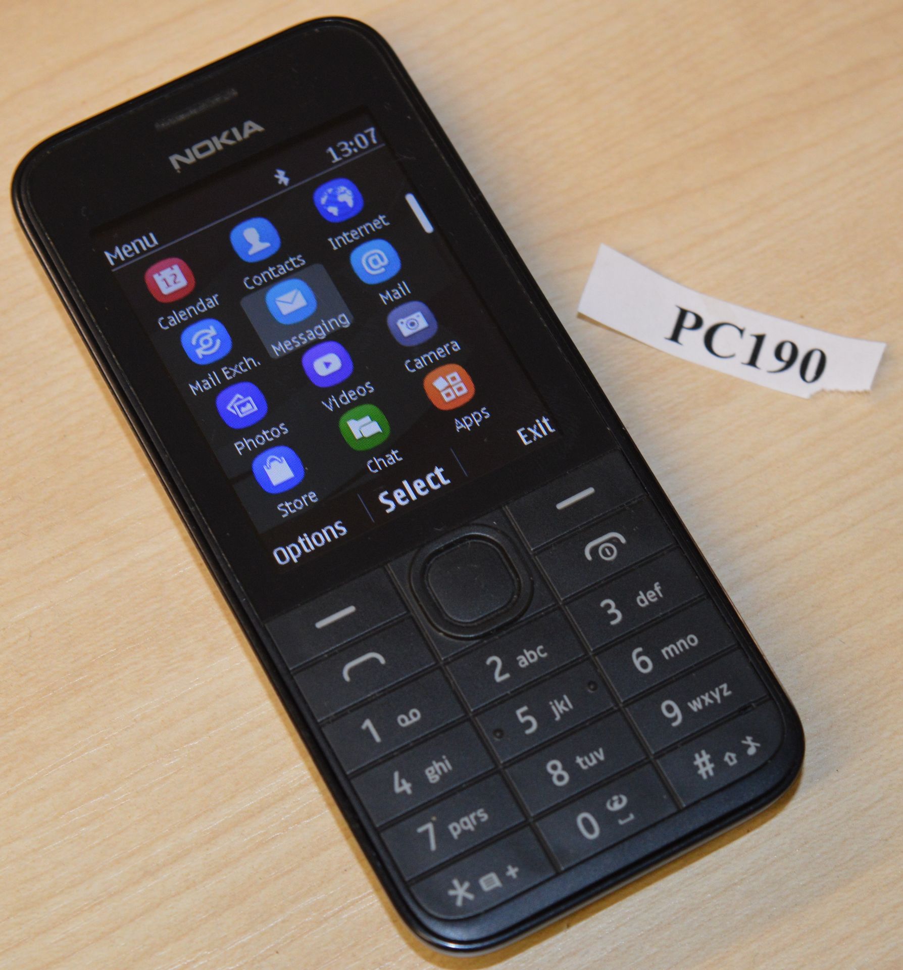 1 x Nokia 208.1 RM-948 Mobile Phone - Tested as Pictured - CL300 - Ref PC190 - Good Condition -