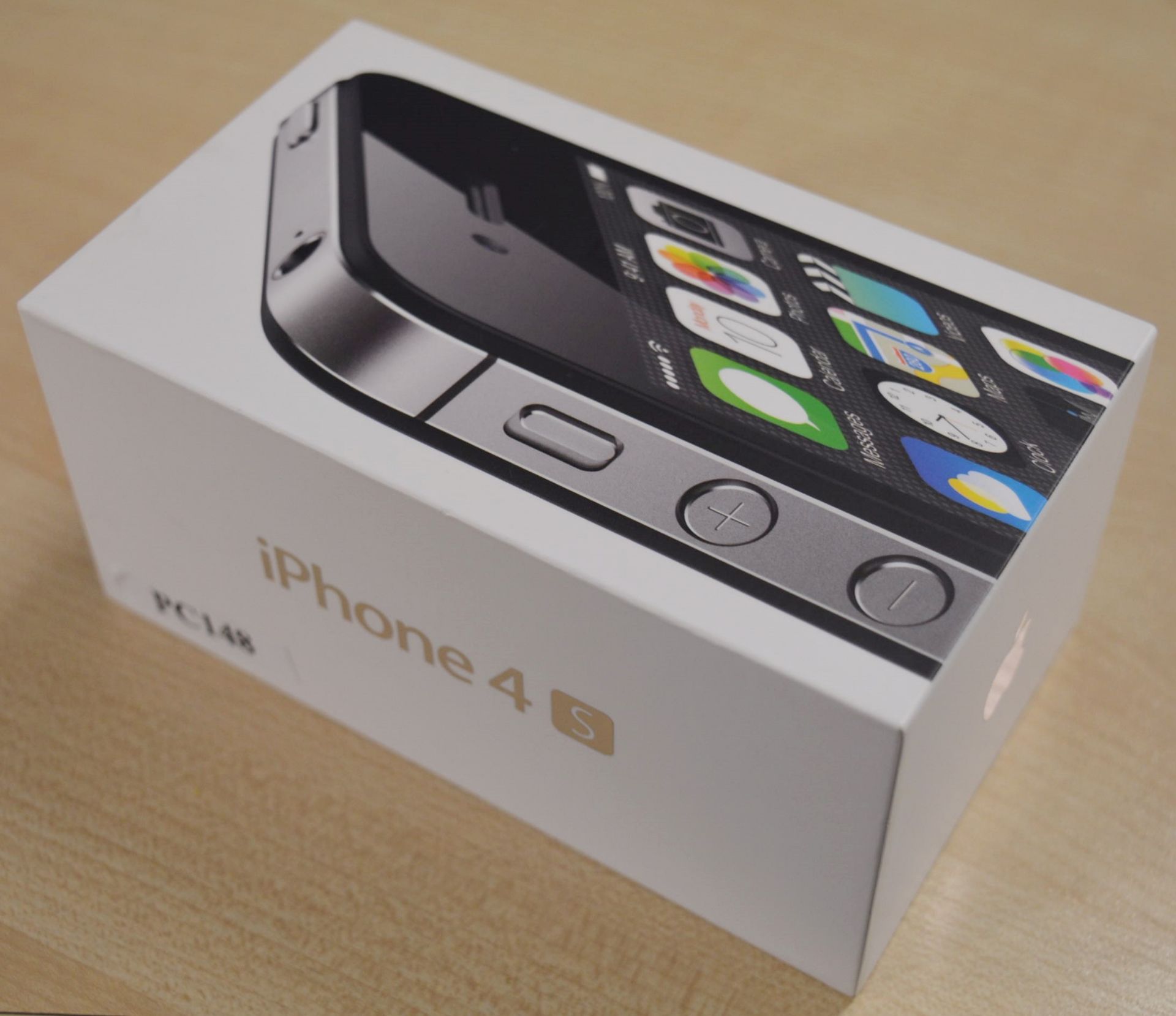 1 x Apple Iphone 4S Mobile Phone - Black - Model A1387 - Features Dual Core 1ghz Processor, 1gb - Image 2 of 6