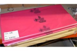 400 x Pink Antistatic ESD Logo Bags - Size 18 x 24 Inch - 300g - Full Box of 400 - Brand New Stock -