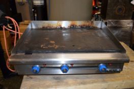 1 x Imperial Heavy Duty Gas Griddle CITG-36 - Stainless Steel - LP Gas - W92 x D82 x H36cm - Ref: