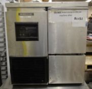 1 x Hoshizaki Cubelet Ice Maker - Model: CM-140KE - Can Make 140kg Ice Per Day - Ref: BL035 (GFFA) -