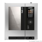 1 x Lainox Naboo Gas Combination Oven With Stand - Model: NAGB101 **Features HD Android Touch Screen