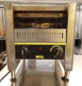1 x Buffalo Double Slice Conveyor Toaster - Model: GF269 - Measurements: 37cm x 42cm x height 42cm -