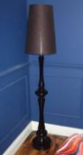 1 x Tall Lacquered Floor Lamp - Height (Inc Shade): 171cm - Ref: DE107 (AWL) - CL122 - Location: