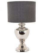 1 x RV ASTLEYNatala Antique Brass Table Lamp - New / Unused - Dimensions: W x H x D - Ref: DE142 (