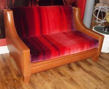 1 x Bespoke Handcrafted Sofa - Premium Quality Art Deco Period Reproduction By Experienced British