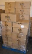 Pallet Lot of 30 x Vogue Bathrooms ZOE Semi Recessed SINK BASINS - 450mm Width - Unused Boxed