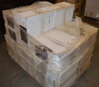 Pallet Lot of 20 x Vogue Bathrooms OPTIONS Single Tap Hole SEMI RECESSED SINK BASINS - 450mm Width -