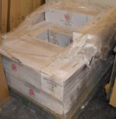 Pallet Lot of 14 x Caprice Sink Basin Pedestals - Pedestals Only, Sinks Not Included - Unused