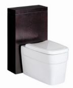 1 x Vogue ARC Series 2 Back to Wall TOILET PAN CISTERN UNIT  - WENGE - Cistern Not Included -