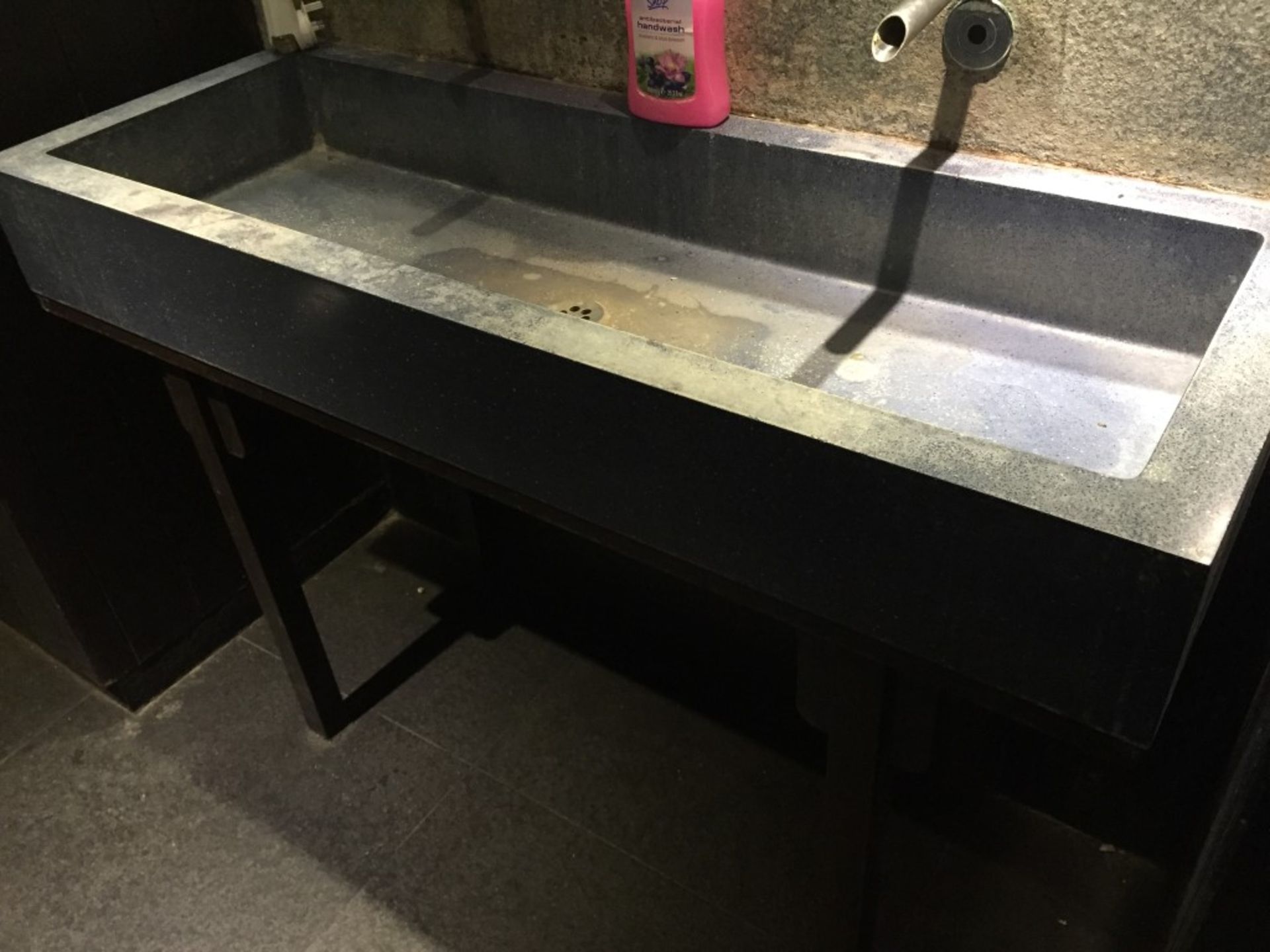 2 x Large Rectangular Stone Sinks Width 120cm x 45cm x depth 15cm plus additions items as per - Image 3 of 10