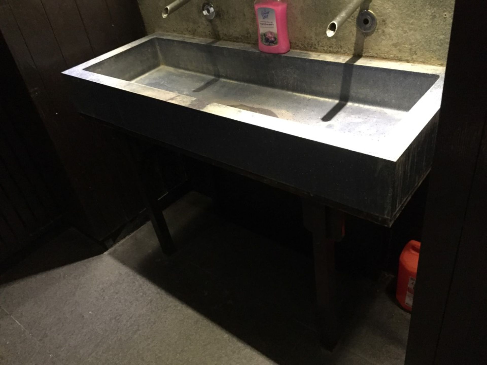 2 x Large Rectangular Stone Sinks Width 120cm x 45cm x depth 15cm plus additions items as per - Image 6 of 10