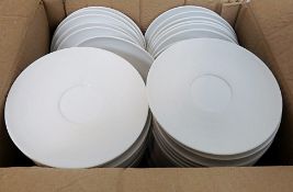 Box Of "Tognana Graffiti" Nouvelle Cuisine Plates - Fine white porcelain - Recently Removed from a