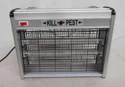 1 x "Kill Pest" Electric 2-Tube Fly Zapper - Used - Recently Removed from a Professional