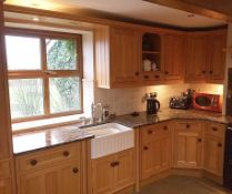 1 x Bespoke Hand-Built, Solid Wood Kitchen With Granite Worktops And Modern Neff Appliances - Well