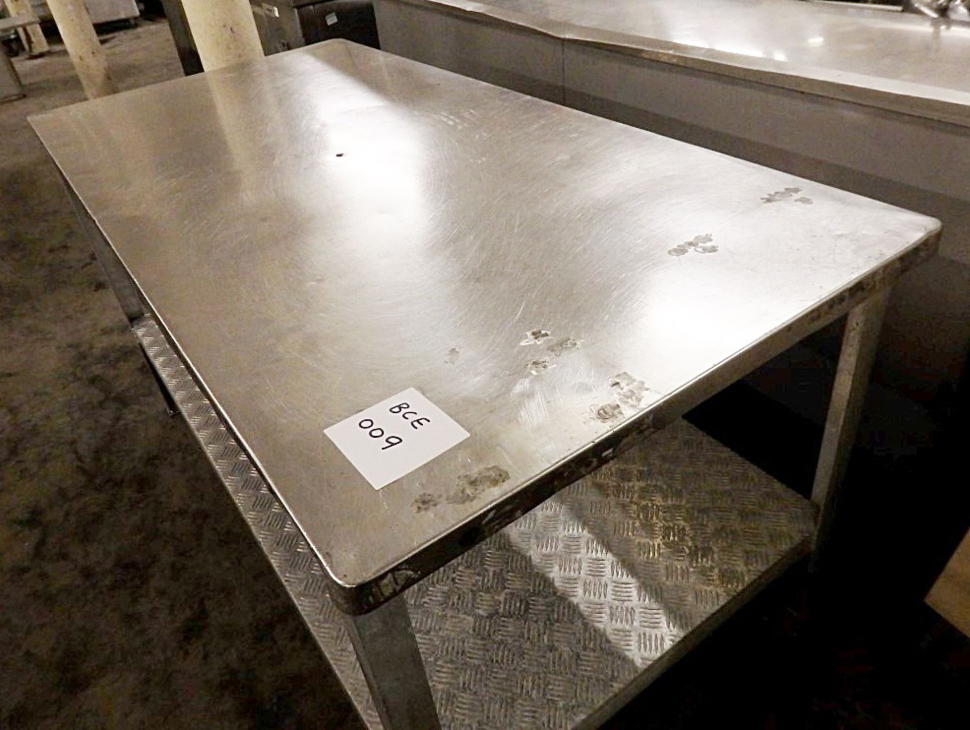 1 x Stainless Steel Commercial Catering Preparation Table - Dimensions: W176 x D84 x H89cm - Ref: - Image 3 of 6