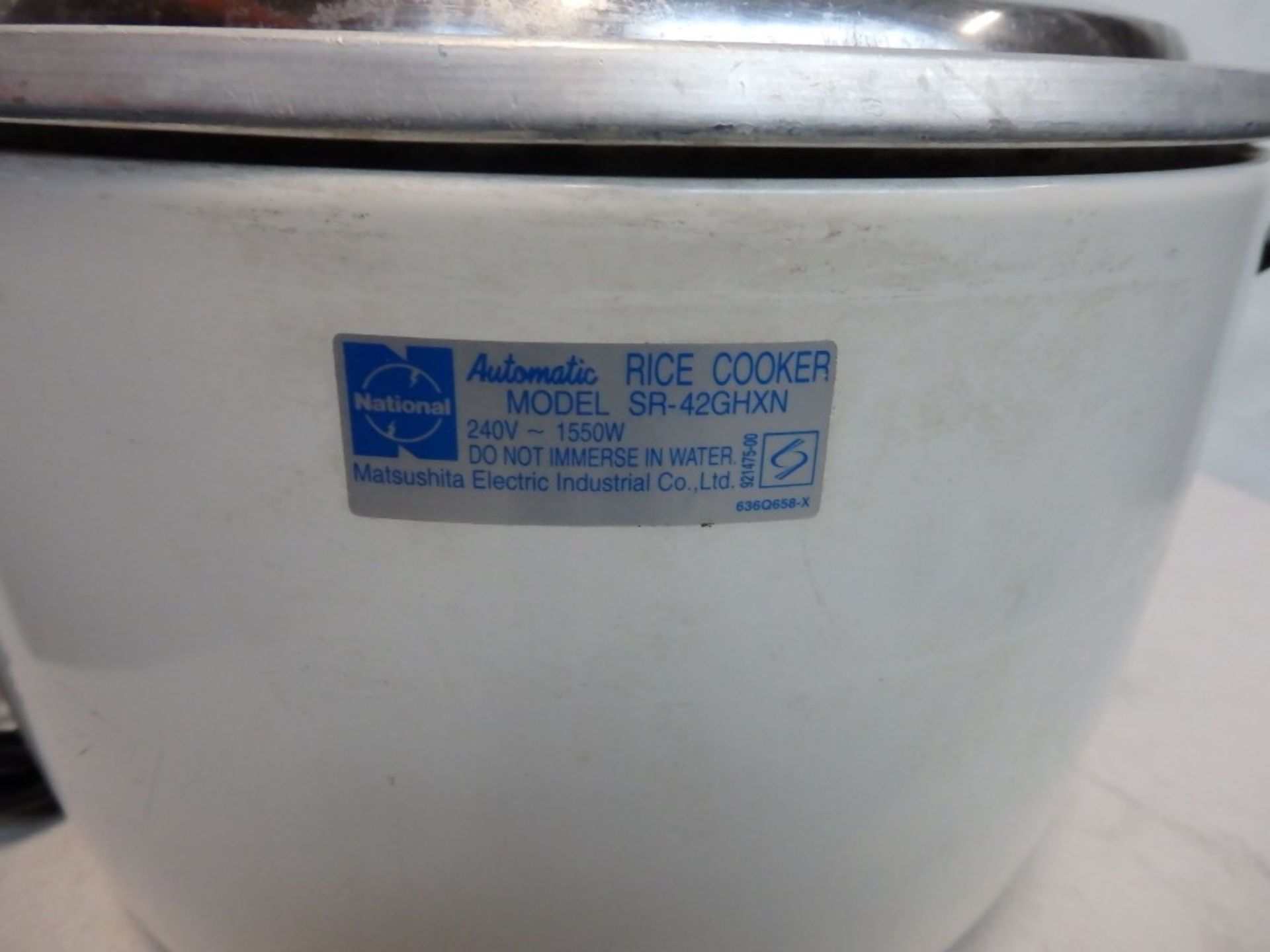 1 x Commercial Rice Cooker - Model: SR-42GHXN - Capacity 4.2 Litre (24 portions) - Features A Keep - Image 4 of 6