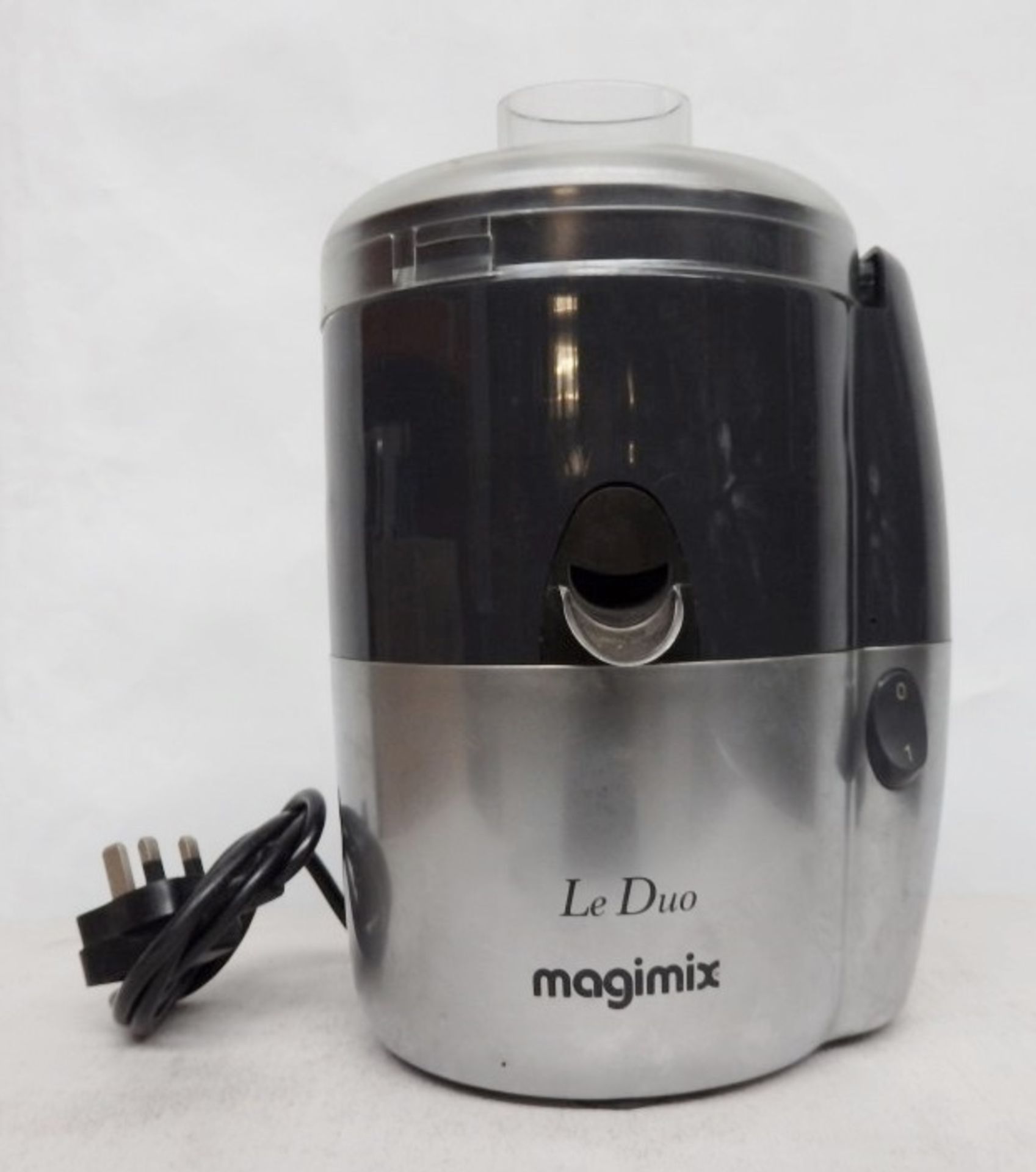 1 x Magimix Le Duo Chrome Juice Extractor Juicer - Recently Removed from a Professional Restaurant - Image 2 of 5