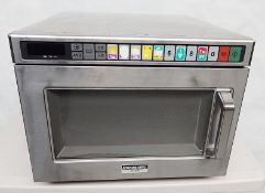 1 x Panasonic Commercial Microwave Oven - Model NE18-56 - Medium to High Powered 1800w - Stainless