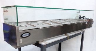 1 x Foster Counter Top Preperation Topping Unit - Model VR381022 - Stainless Steel Construction With