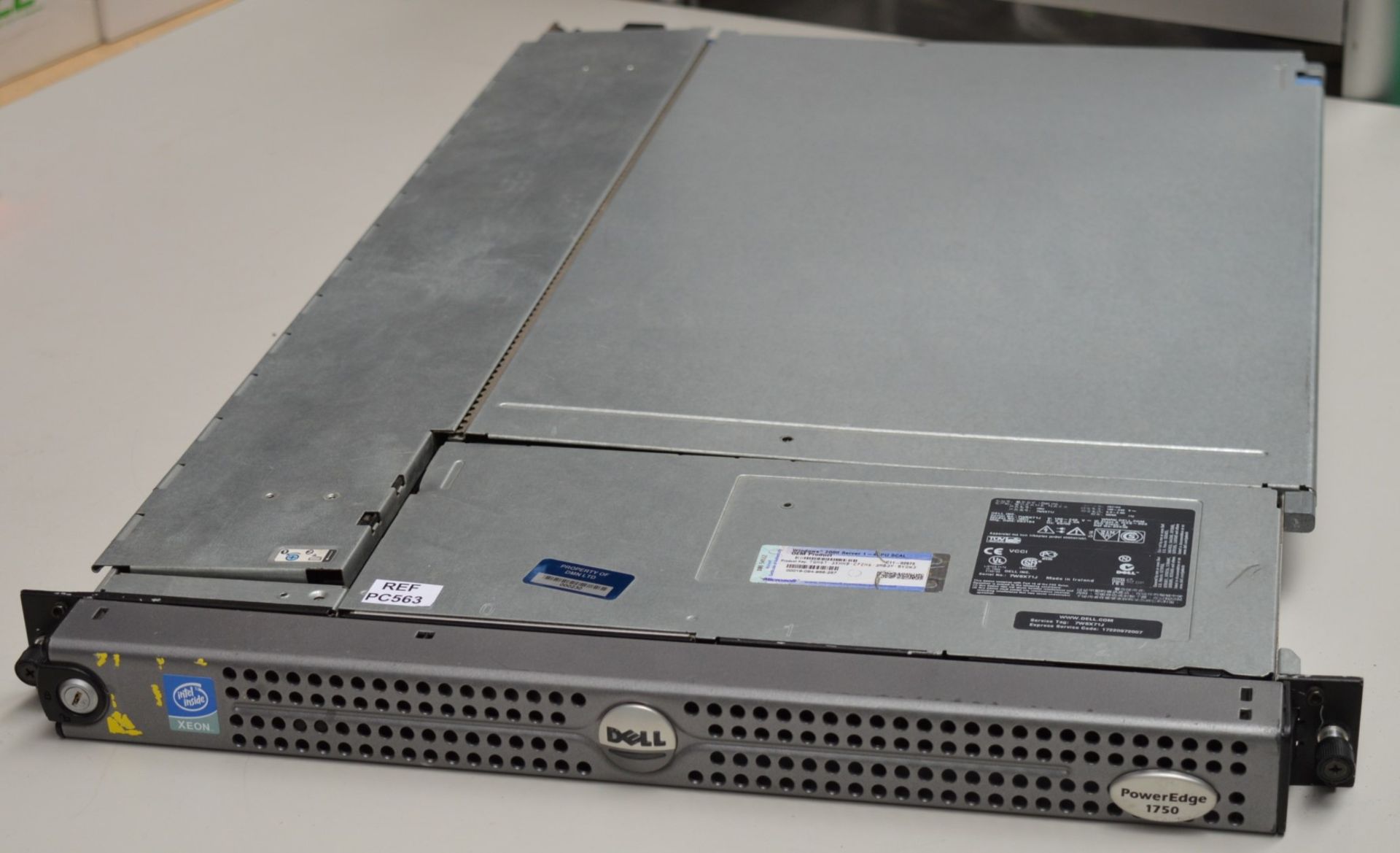 1 x Dell Power Edge 1750 Business Server - Dual Xeon Processors and 1gb Ram - Hard Disk Drives