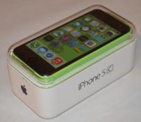 1 x Apple Iphone 5C Green 32gb Mobile Phone - CL010 - Includes Original Box and Accessories -