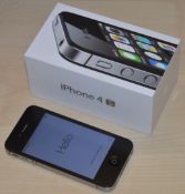 1 x Apple Iphone 4S Mobile Phone - Black - Model A1387 - Features Dual Core 1ghz Processor, 1gb