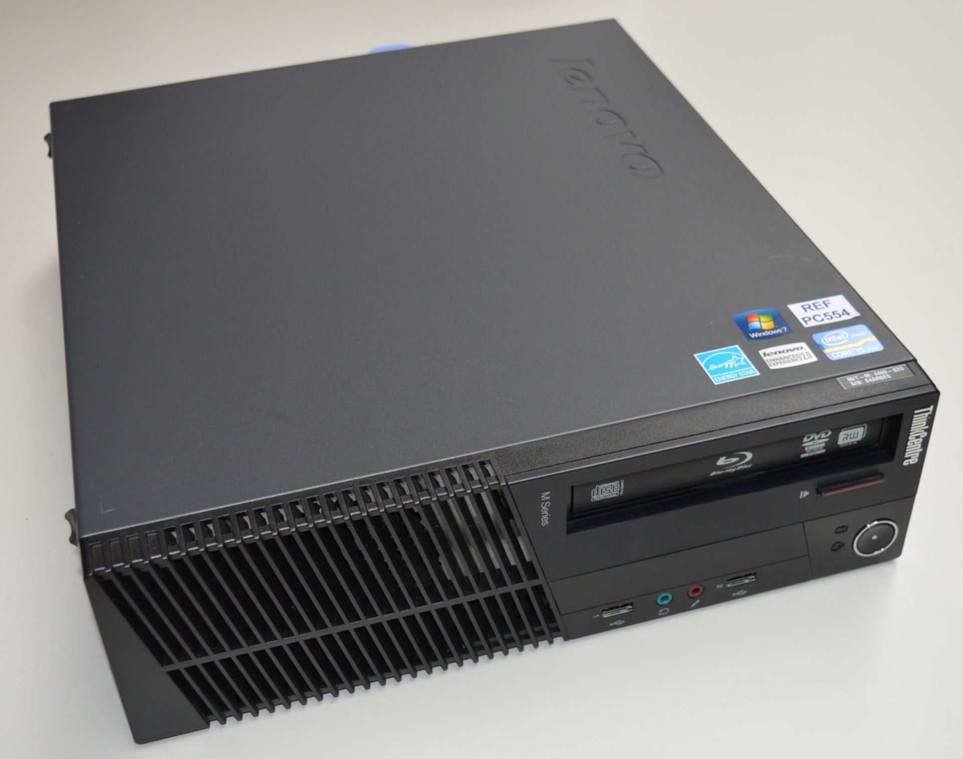 1 x Lenovo ThinkCentre SFF Desktop Computer - Intel Core i5-2400 3.1ghz Processor, 4gb DDR3 Ram,