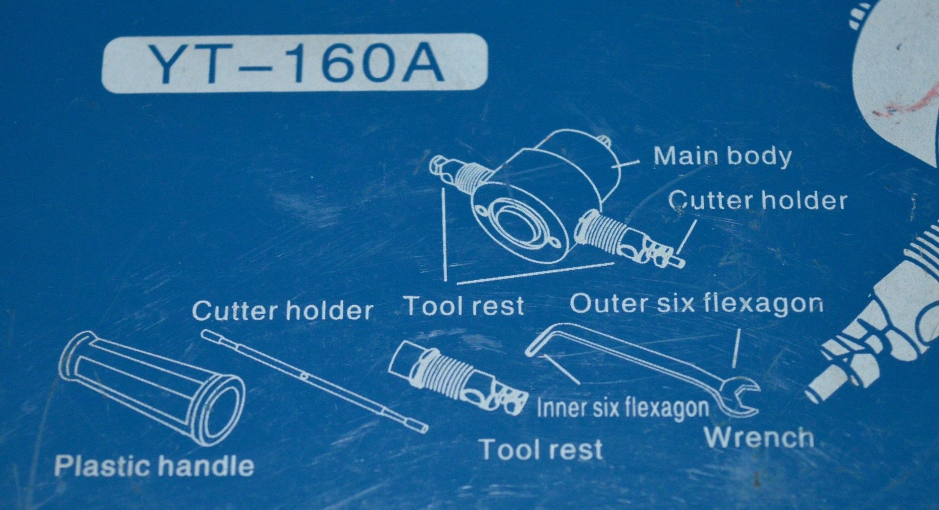 1 x Double Headed Sheet Metal Cutting Nibbler Tool - Model YET160A - CL300 - Ref PC288 - Location: - Image 4 of 6