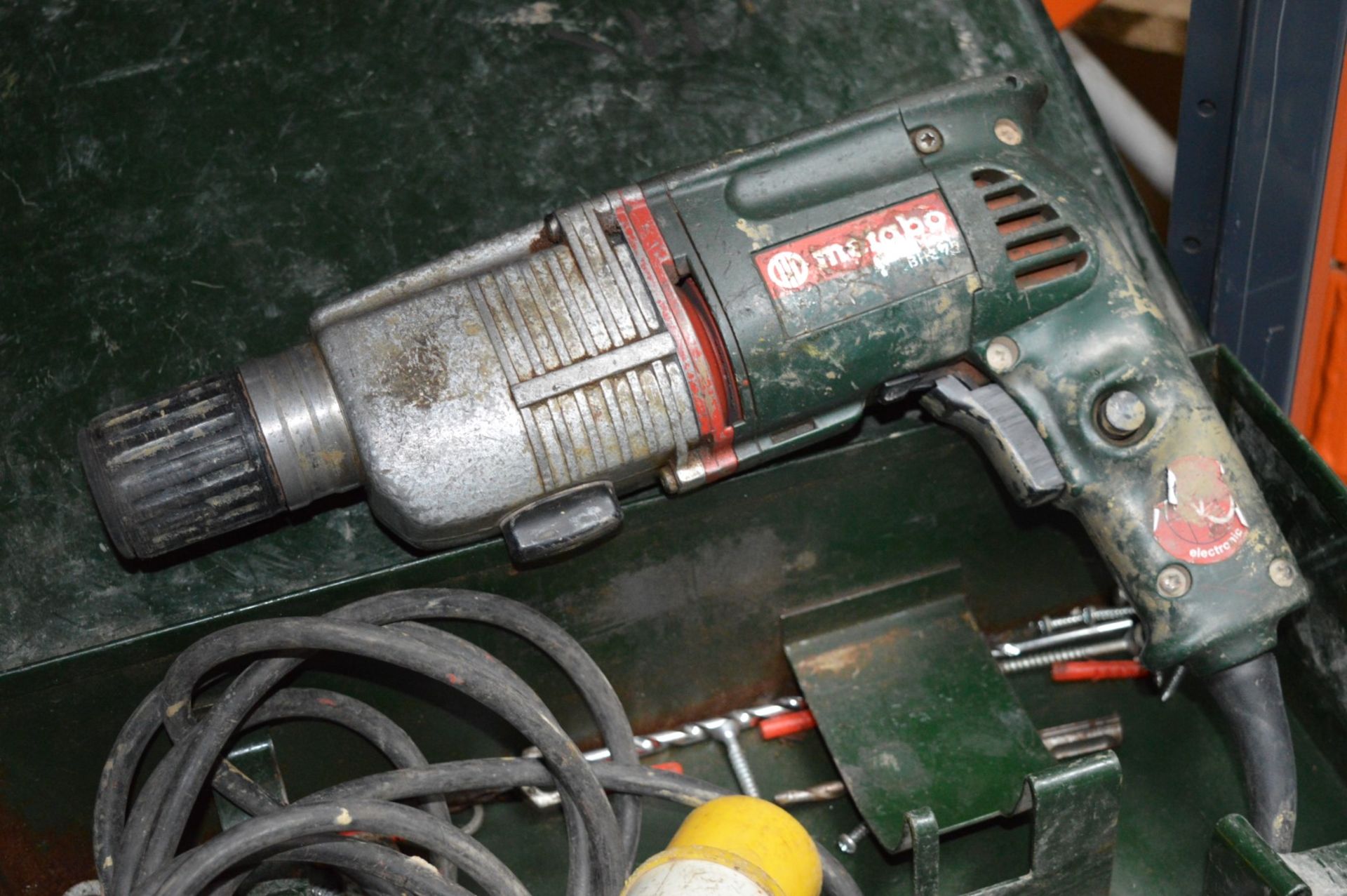 1 x Metabo Hammer Drill - 110v - Model BHE75 - Includes Protective Case - Tested and Works - CL300 - - Image 3 of 5